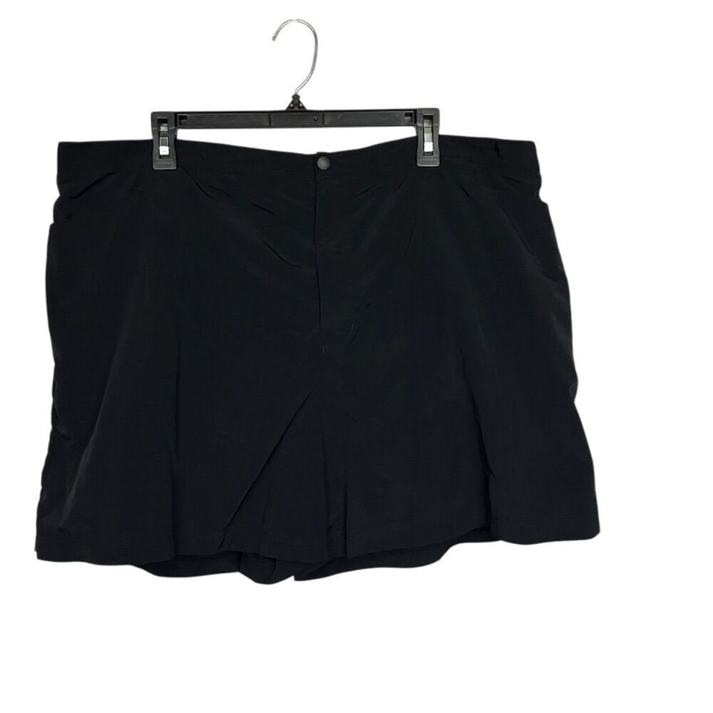 Lands' End Women's Plus Size 22W Black Swim Shorts with Pockets